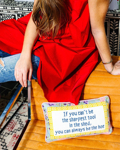 Sharpest Tool Needlepoint Pillow - Starry Skies Austin