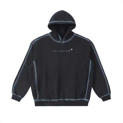 She Is Moonlight Hoodie - Starry Skies Austin