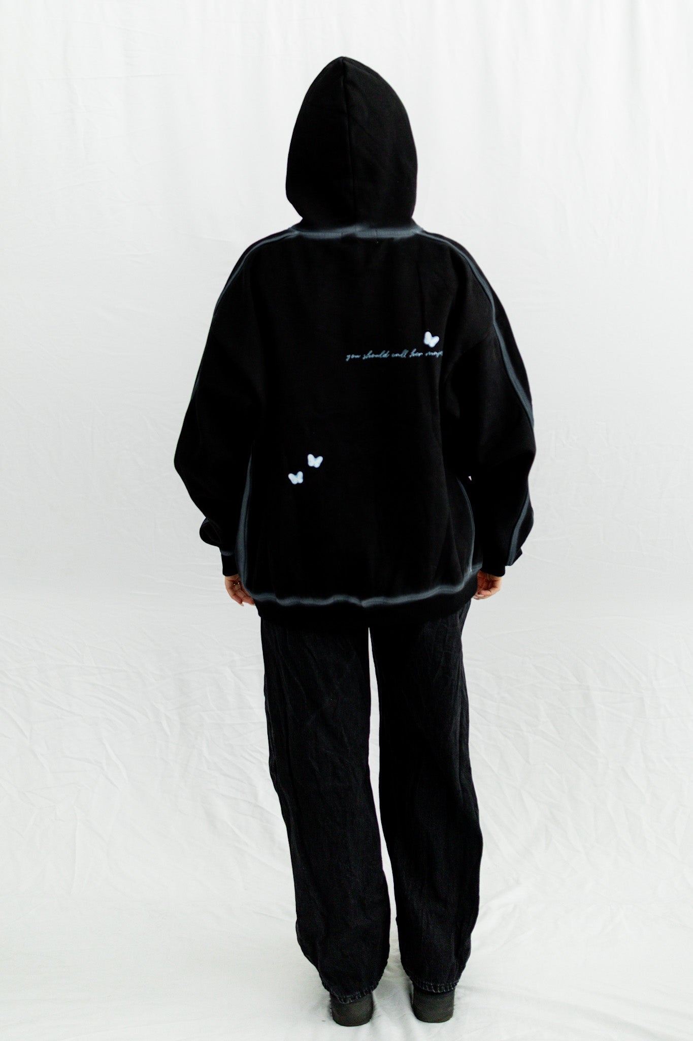She Is Moonlight Hoodie - Starry Skies Austin