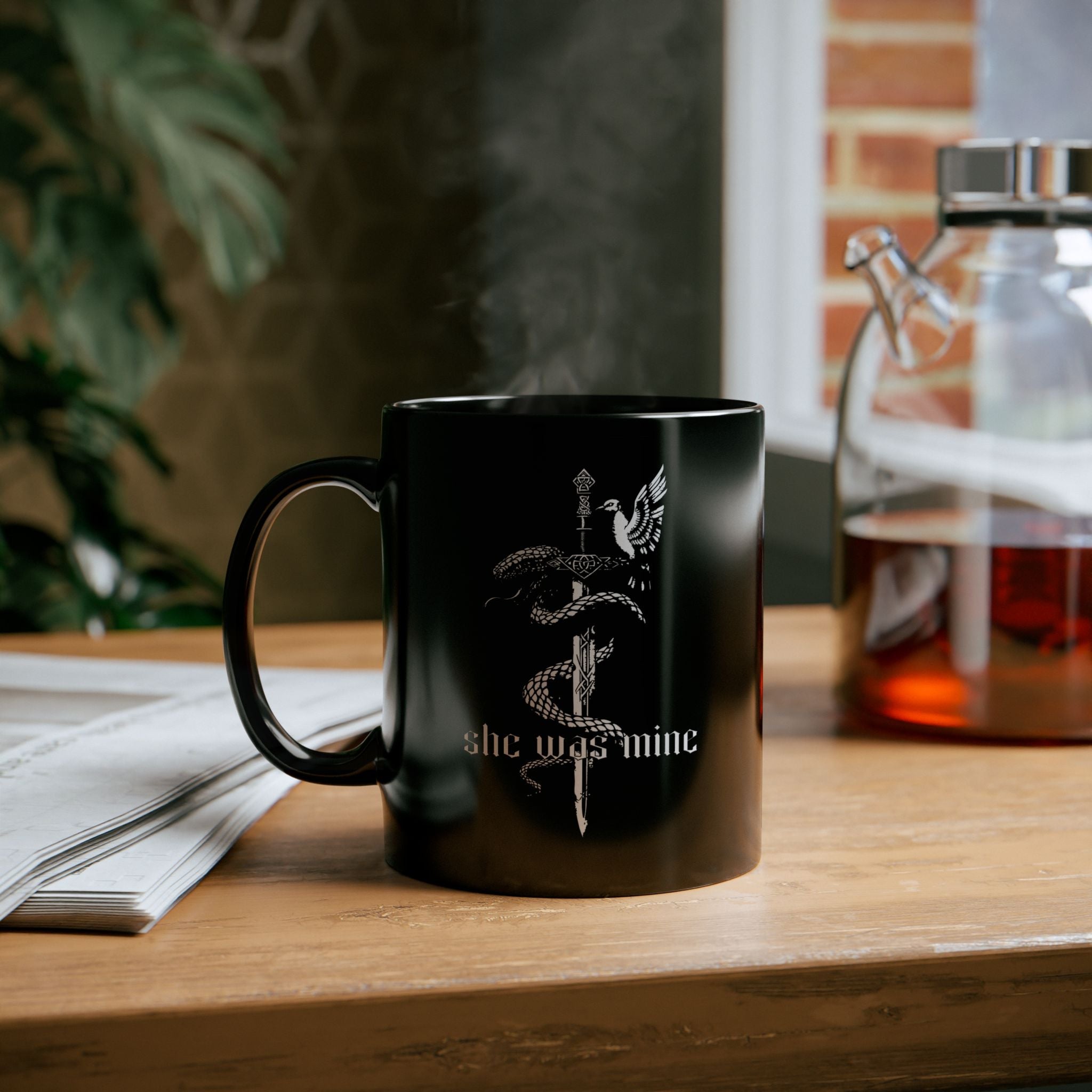 Bookish She Was Mine Ever Seas Inspired Mug - Starry Skies Austin