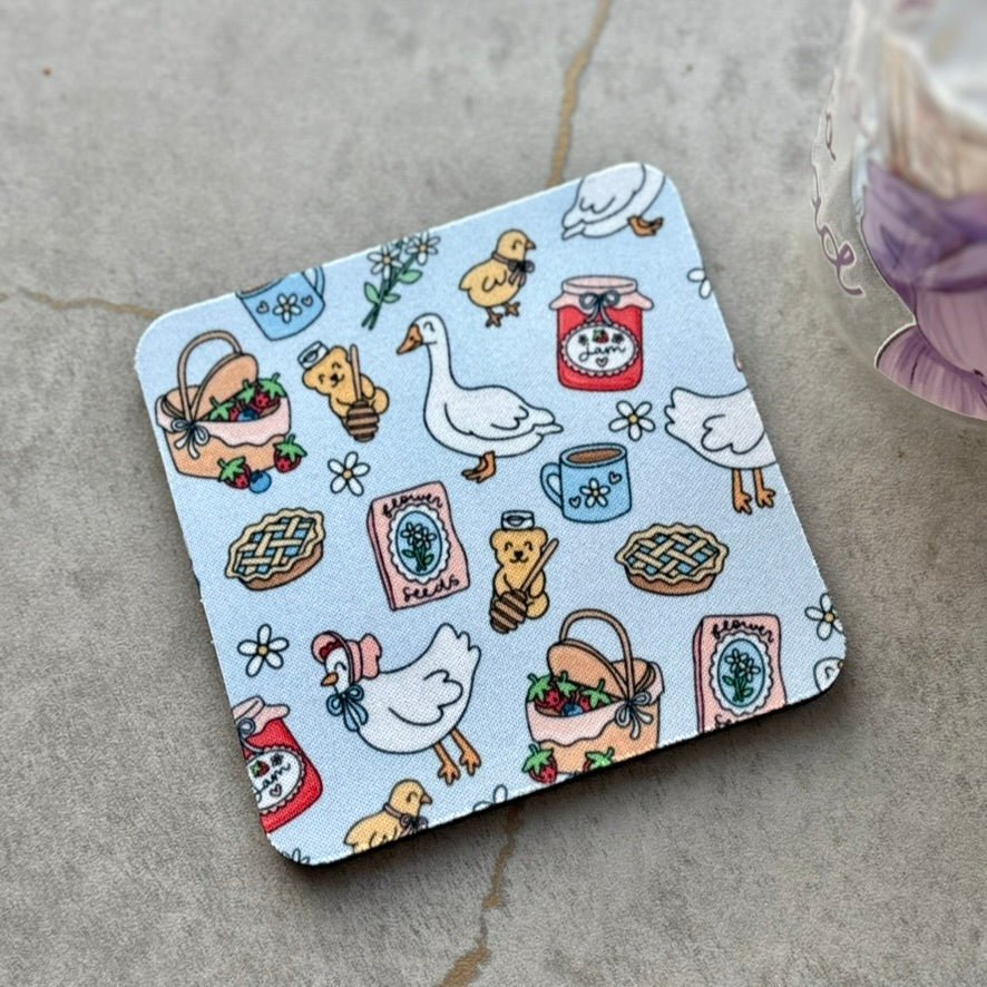 Silly Goose Book Club Coasters - Set of 2 - Starry Skies Austin