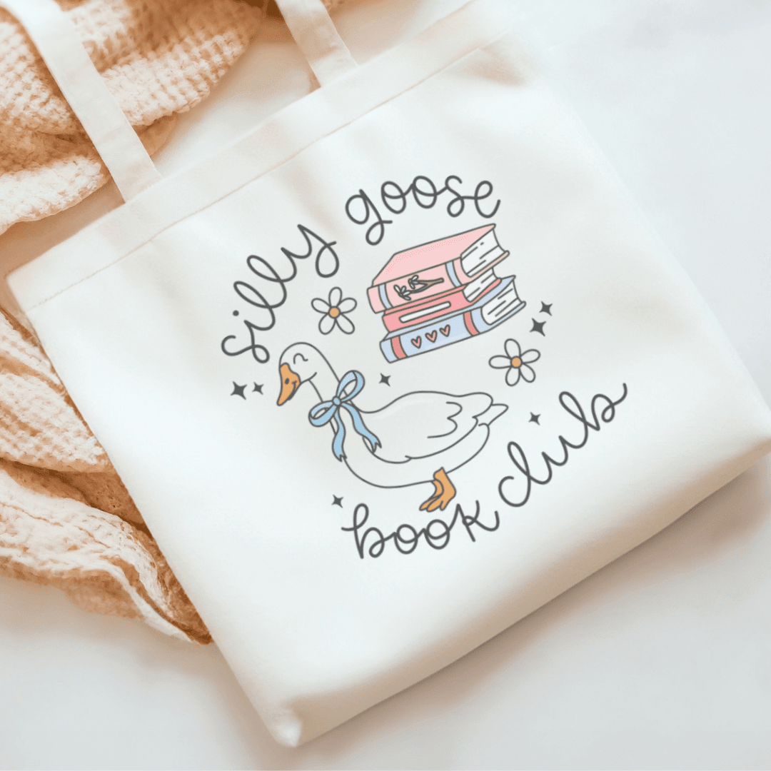 Silly Goose Book Club Sublimated Canvas Tote Bag - Starry Skies Austin
