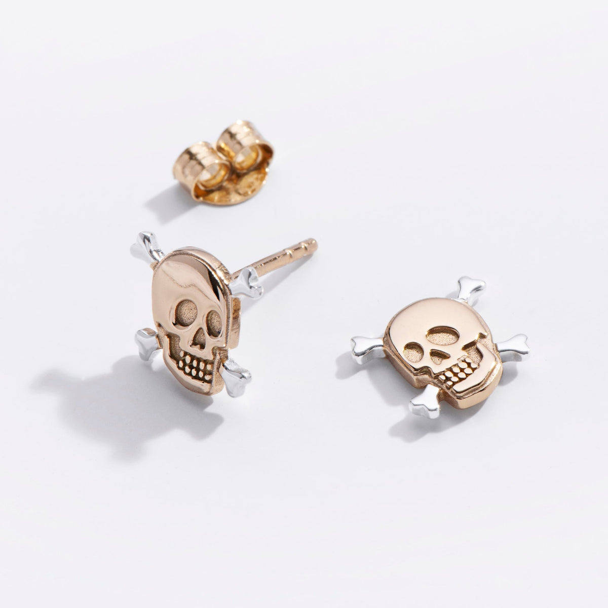 Skull & Crossbones Studs - Starry Skies Austin
