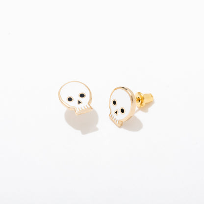Skull Studs - Starry Skies Austin