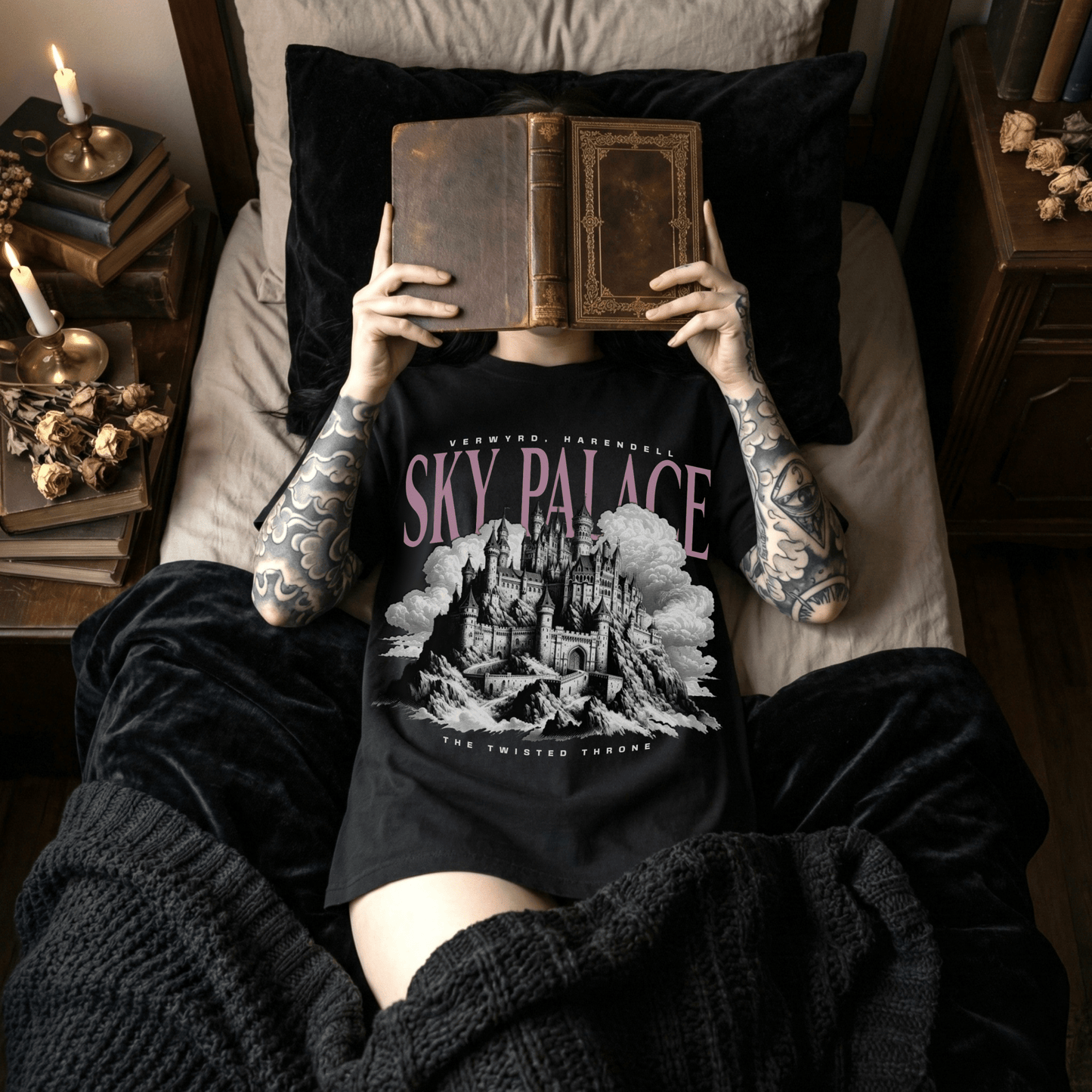 Sky Palace Oversized Tee | Inspired by The Twisted Throne - Starry Skies Austin