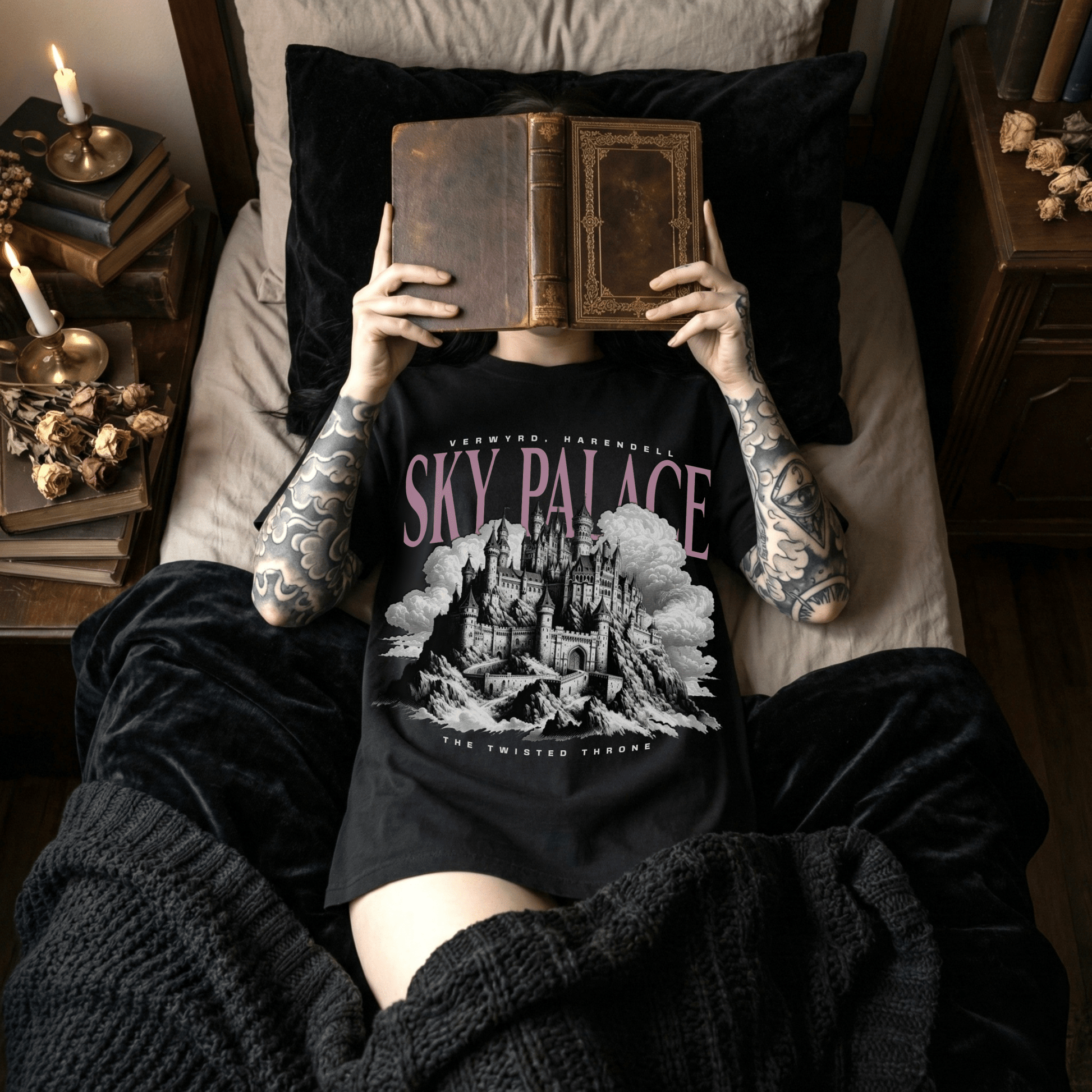 Sky Palace Oversized Tee | Inspired by The Twisted Throne - Starry Skies Austin