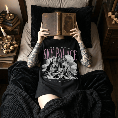 Sky Palace Oversized Tee | Inspired by The Twisted Throne - Starry Skies Austin