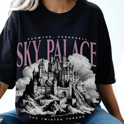 Sky Palace Oversized Tee | Inspired by The Twisted Throne - Starry Skies Austin