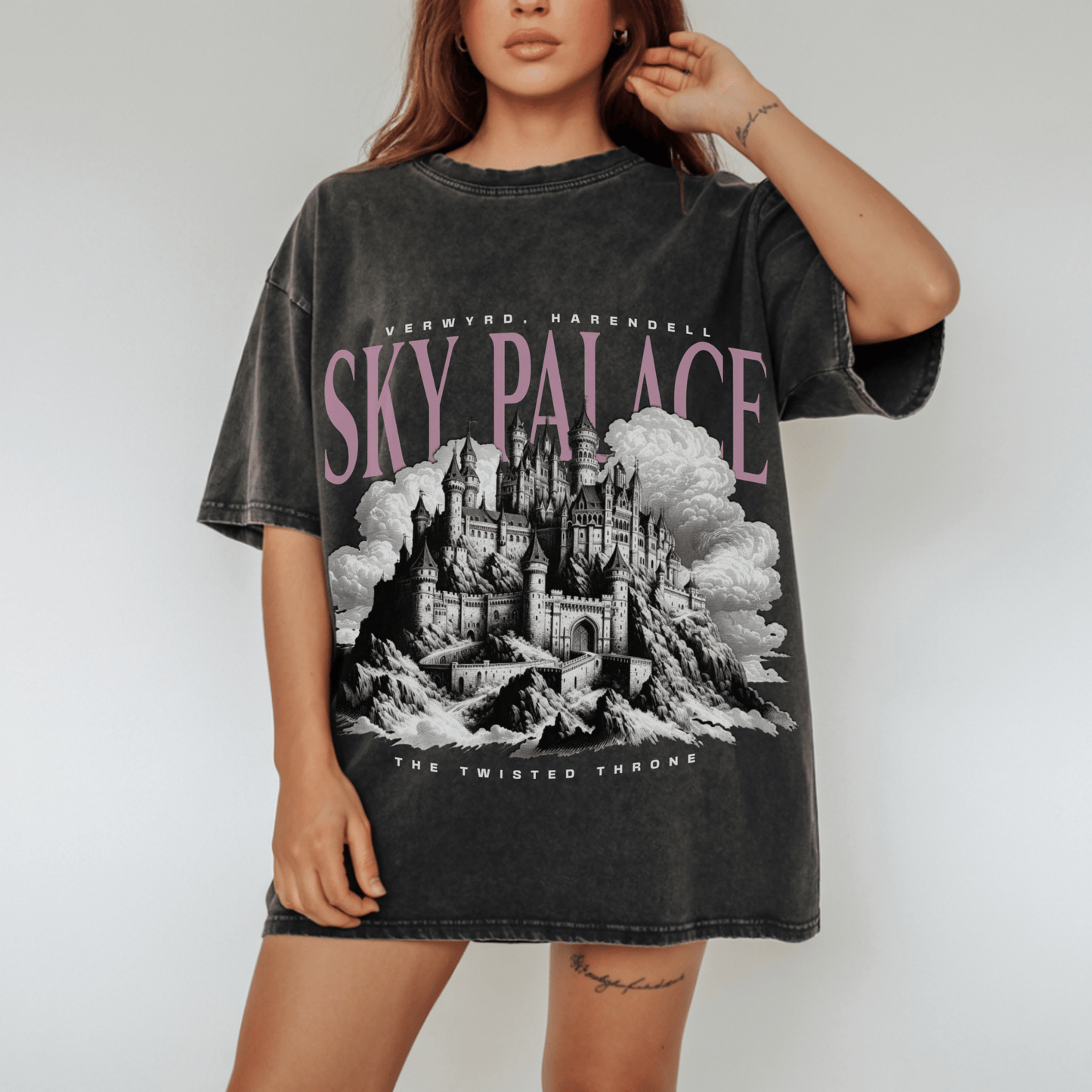 Sky Palace Oversized Tee | Inspired by The Twisted Throne - Starry Skies Austin