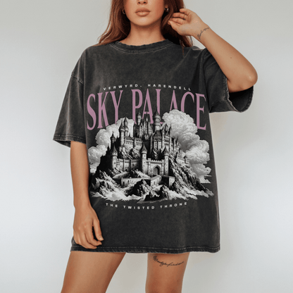 Sky Palace Oversized Tee | Inspired by The Twisted Throne - Starry Skies Austin