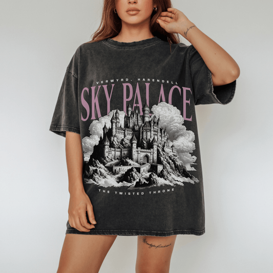 Sky Palace Oversized Tee | Inspired by The Twisted Throne - Starry Skies Austin