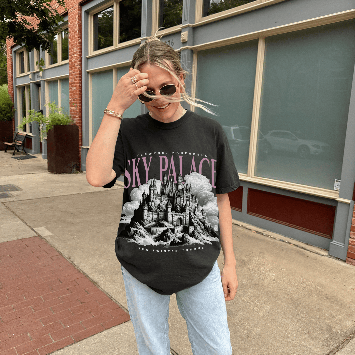 Sky Palace Oversized Tee | Inspired by The Twisted Throne - Starry Skies Austin