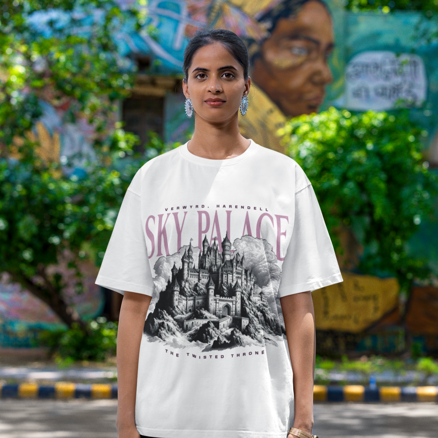 Sky Palace Oversized Tee | Inspired by The Twisted Throne - Starry Skies Austin