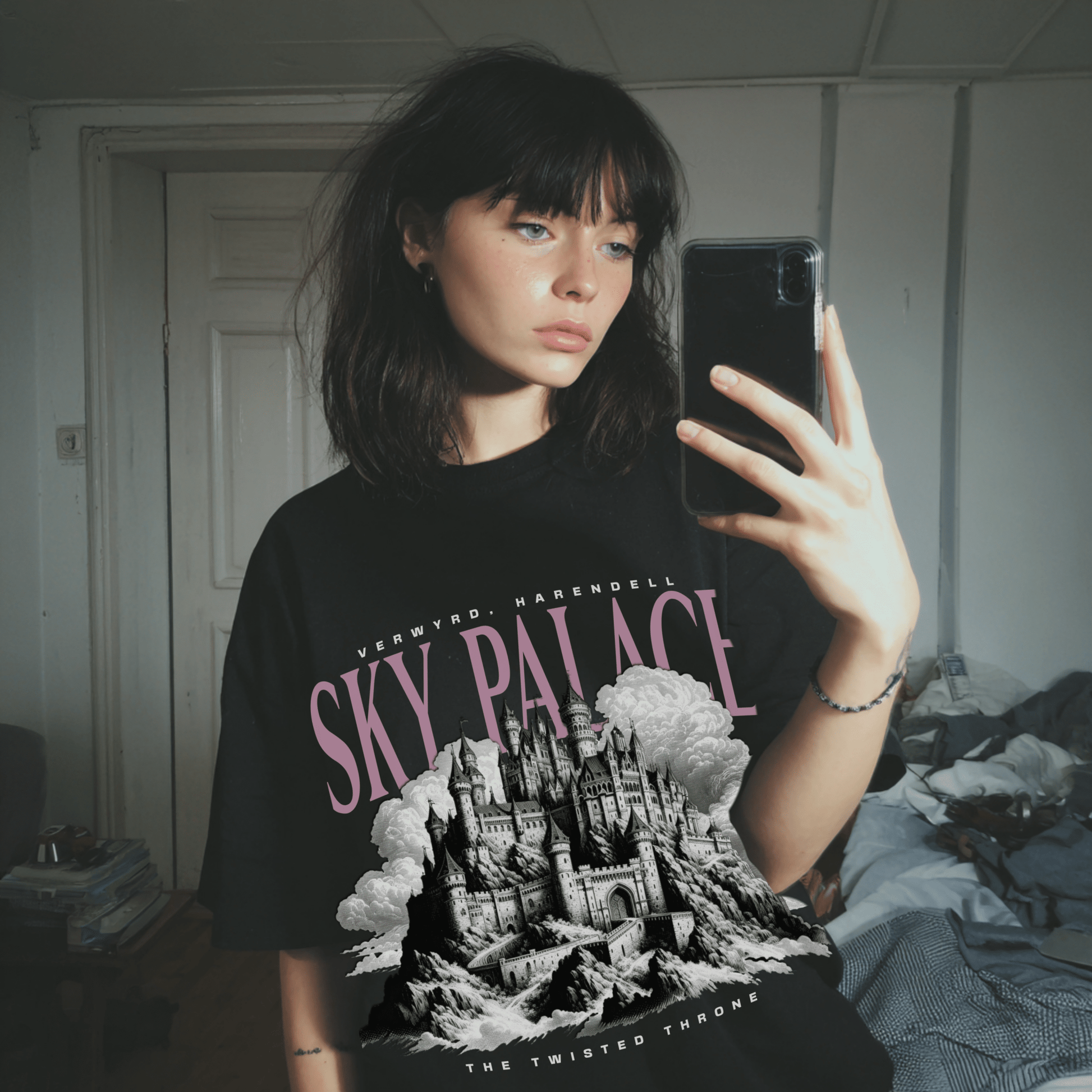 Sky Palace Oversized Tee | Inspired by The Twisted Throne - Starry Skies Austin