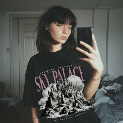 Sky Palace Oversized Tee | Inspired by The Twisted Throne - Starry Skies Austin