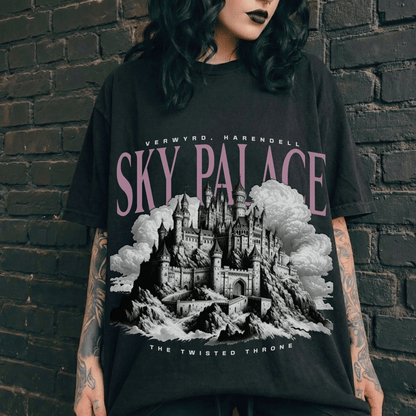 Sky Palace Oversized Tee | Inspired by The Twisted Throne - Starry Skies Austin