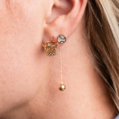 Slam Dunk Earrings - Starry Skies Austin