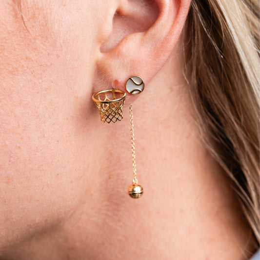 Slam Dunk Earrings - Starry Skies Austin