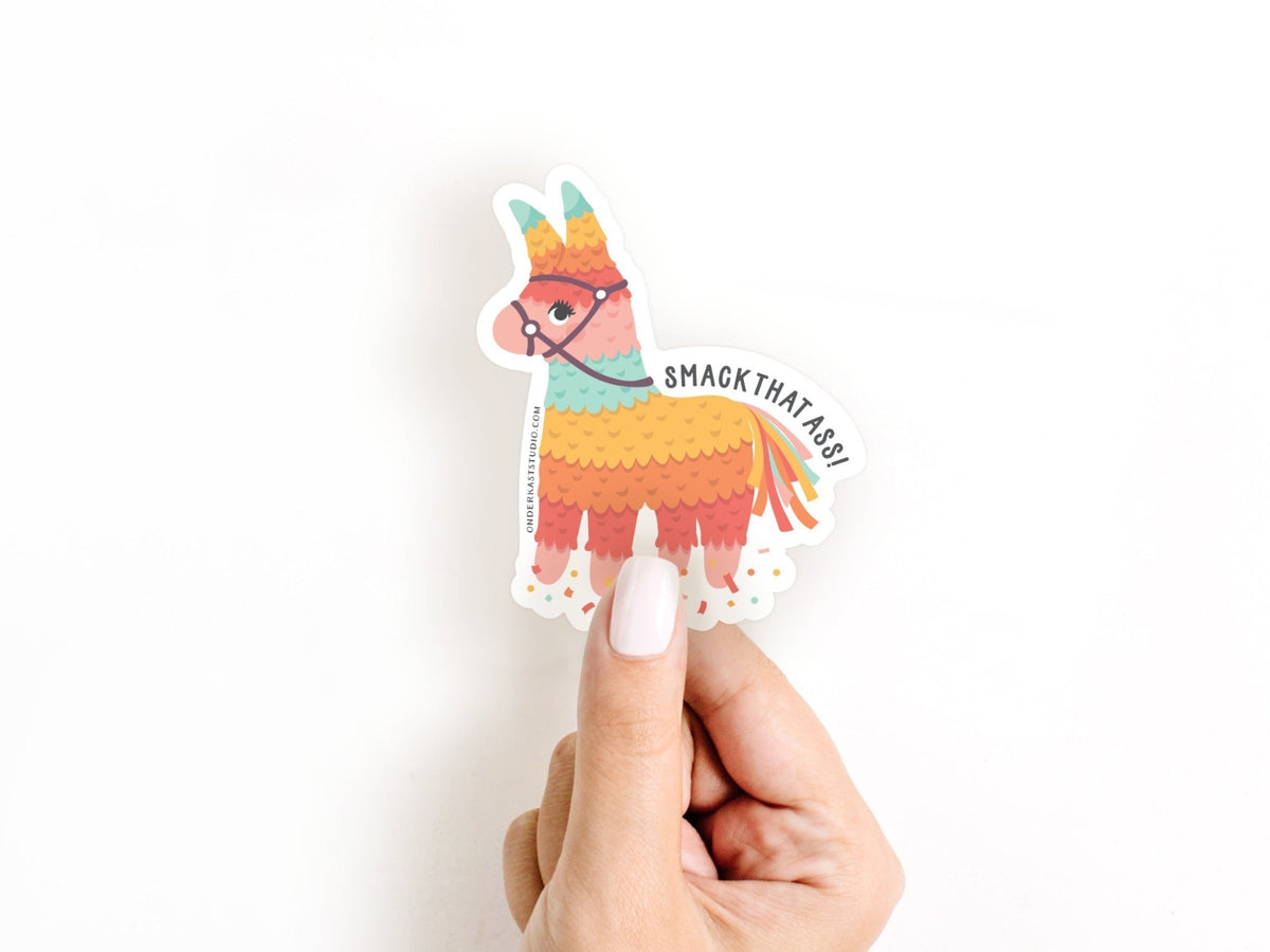 Smack That Ass Piñata Sticker - Starry Skies Austin