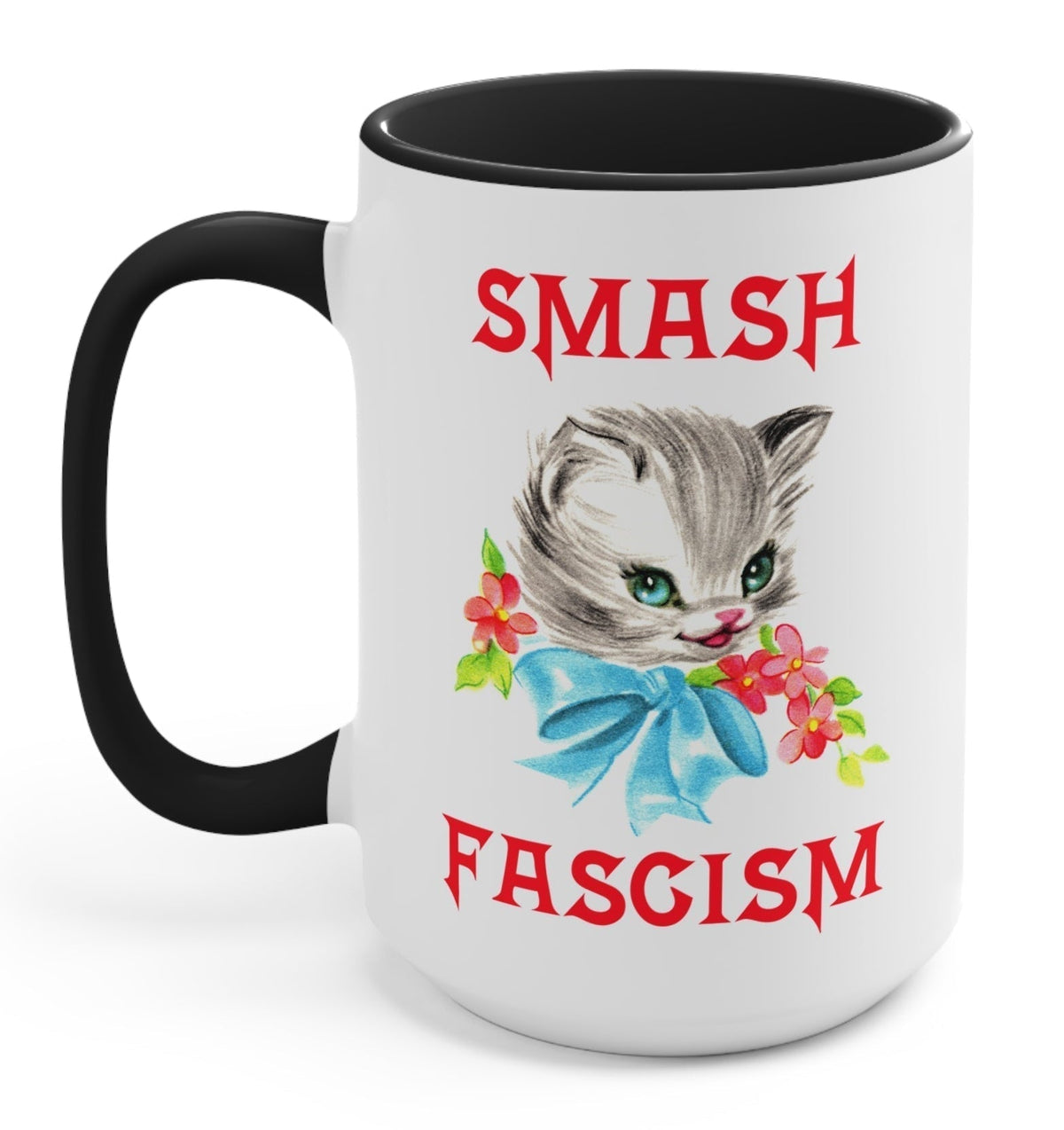 Smash Fascism Mug - Starry Skies Austin