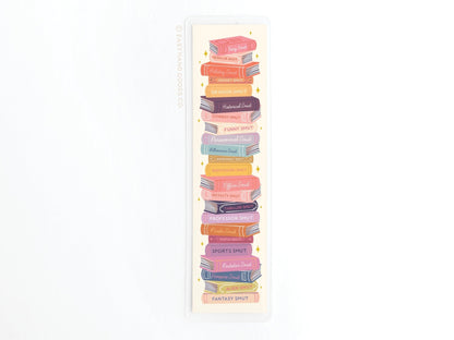 Smut Book Stack Laminated Bookmark - Starry Skies Austin