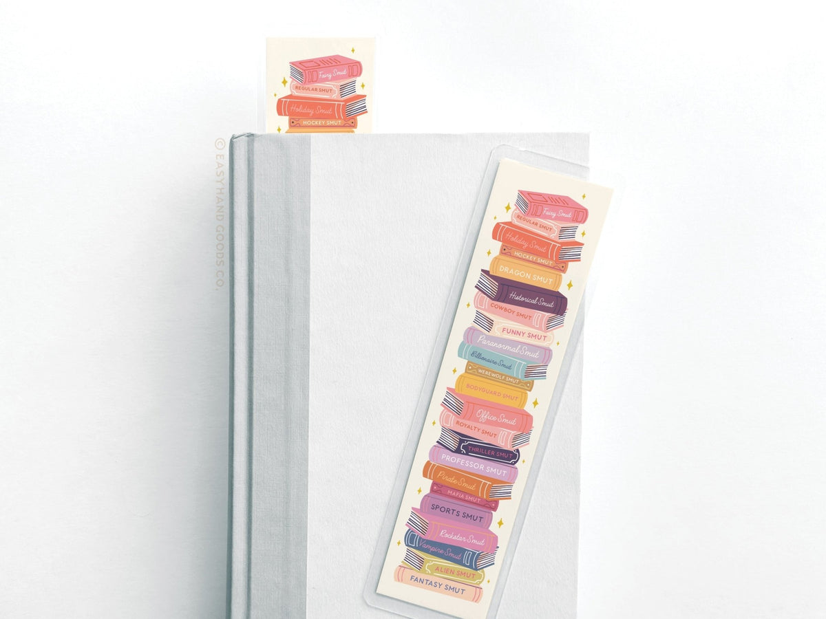 Smut Book Stack Laminated Bookmark - Starry Skies Austin