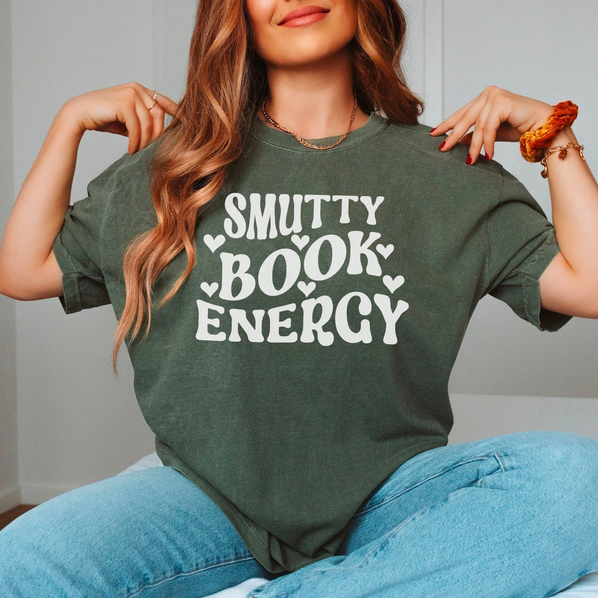 Smutty Book Energy Comfort Colors Shirt - Starry Skies Austin