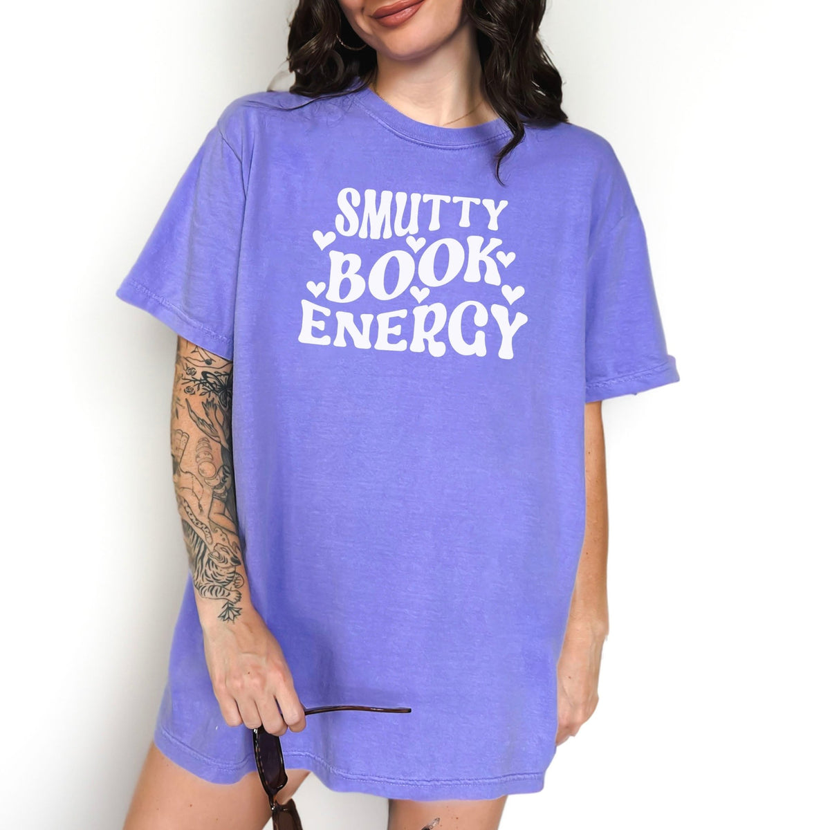 Smutty Book Energy Comfort Colors Shirt - Starry Skies Austin