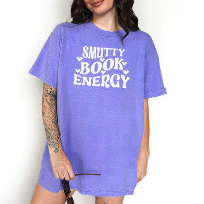 Smutty Book Energy Comfort Colors Shirt - Starry Skies Austin