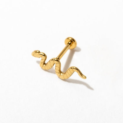 Snake Flat Back Studs - Starry Skies Austin