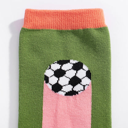 Soccer Ball Crew Socks - Starry Skies Austin