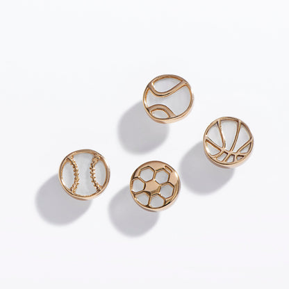 Soccer Ball Studs - Starry Skies Austin