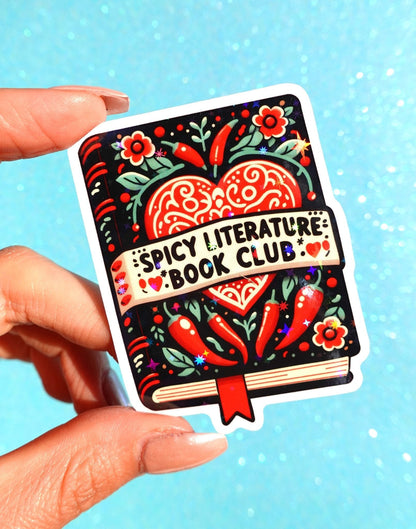 Spicy Literature Book Club Smut Sticker - Starry Skies Austin