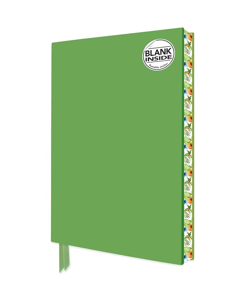 Spring Green Blank Artisan Notebook (Flame Tree Journals) (Blank Artisan Notebooks) by Flame Tree Studio - Starry Skies Austin