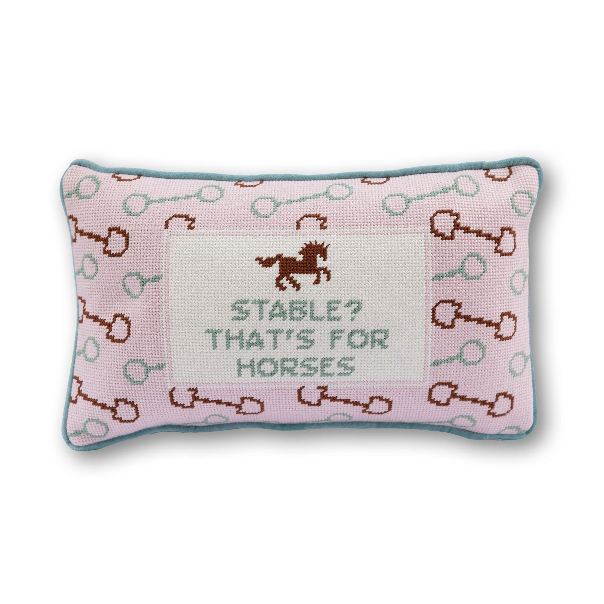 Stable Needlepoint Pillow - Starry Skies Austin