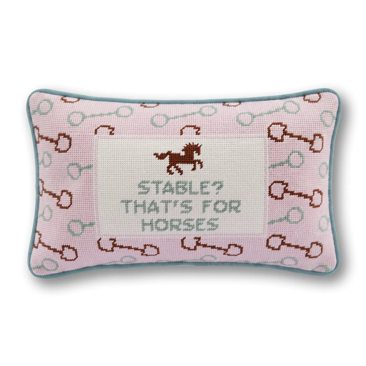 Stable Needlepoint Pillow - Starry Skies Austin