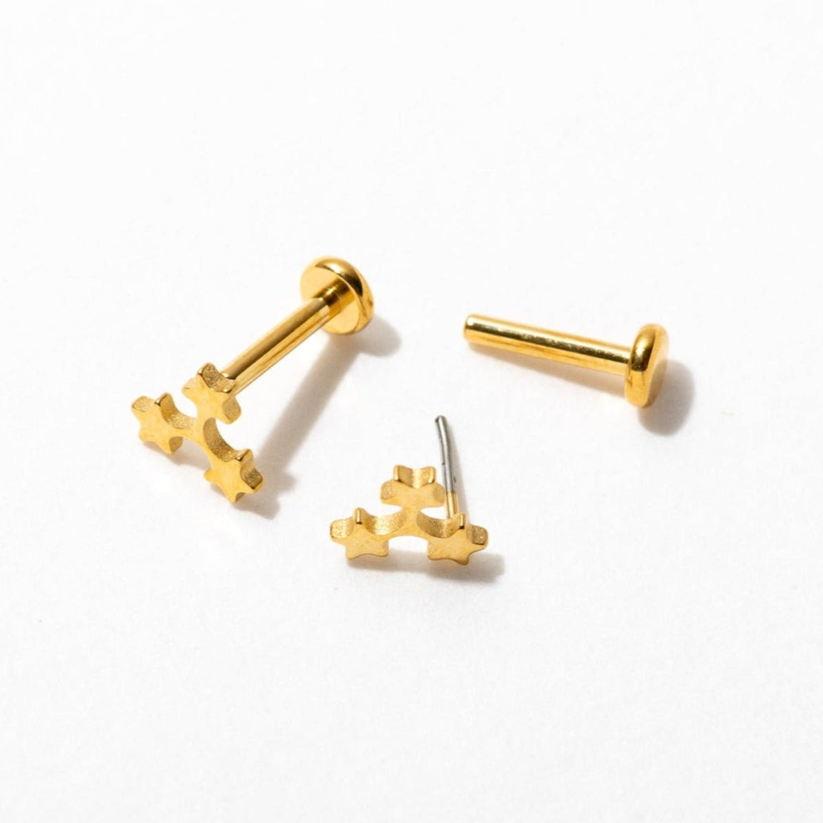 Star Trio Flat Back Studs - Starry Skies Austin