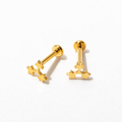 Star Trio Flat Back Studs - Starry Skies Austin