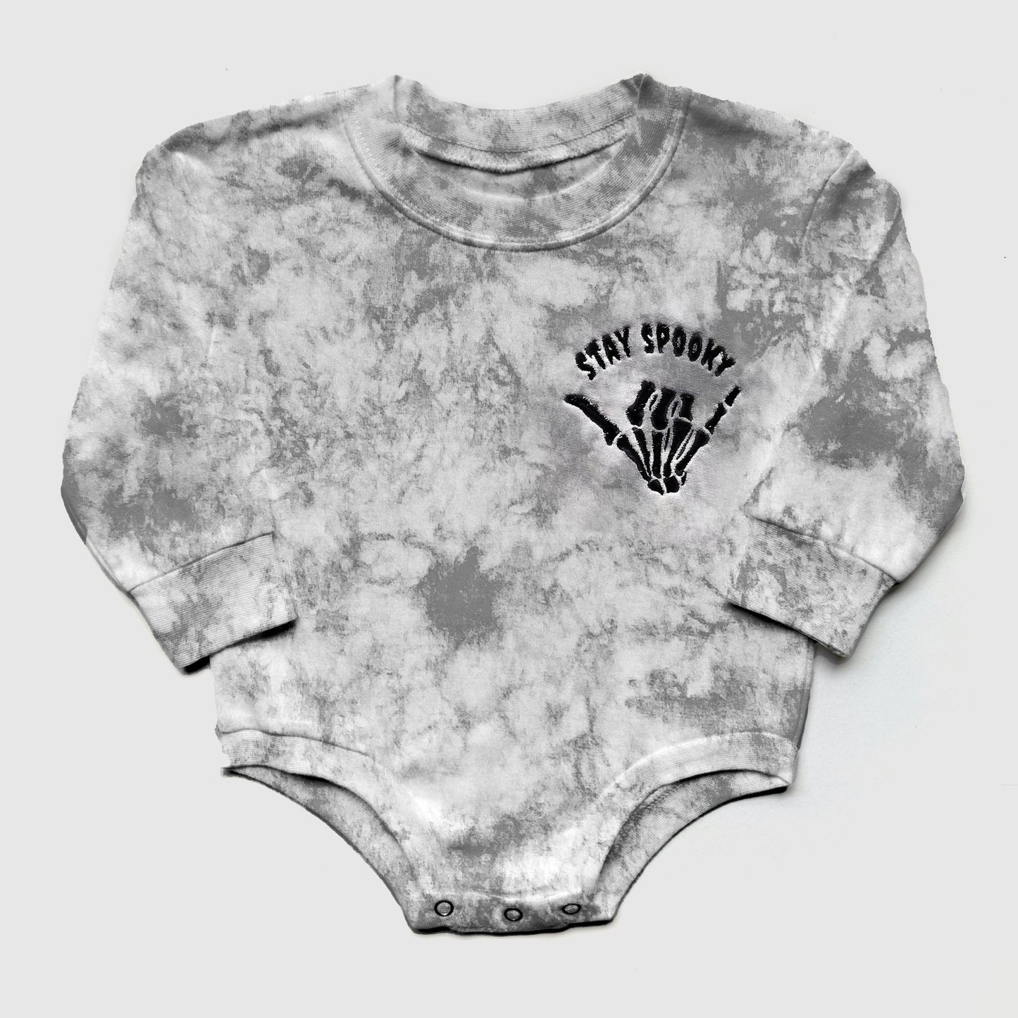 Stay Spooky Tie Dye Embroidered Matching Sweatshirts for Halloween - Starry Skies Austin