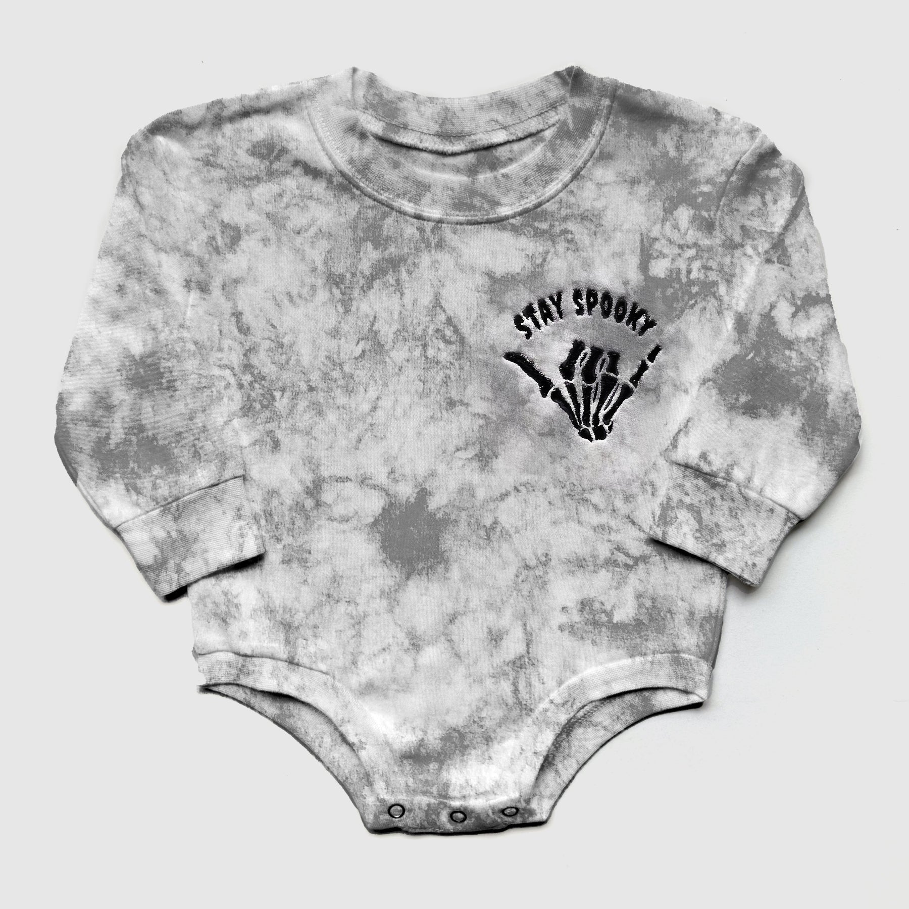 Stay Spooky Tie Dye Embroidered Matching Sweatshirts for Halloween - Starry Skies Austin