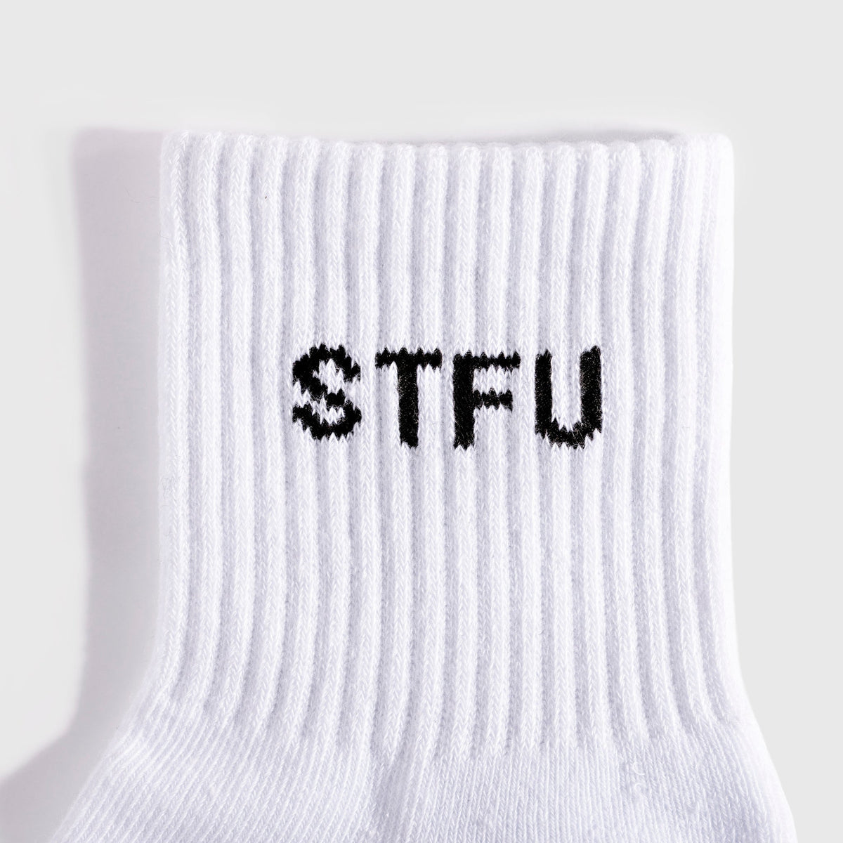 STFU Quarter Crew Socks - Starry Skies Austin