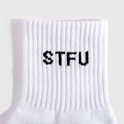 STFU Quarter Crew Socks - Starry Skies Austin