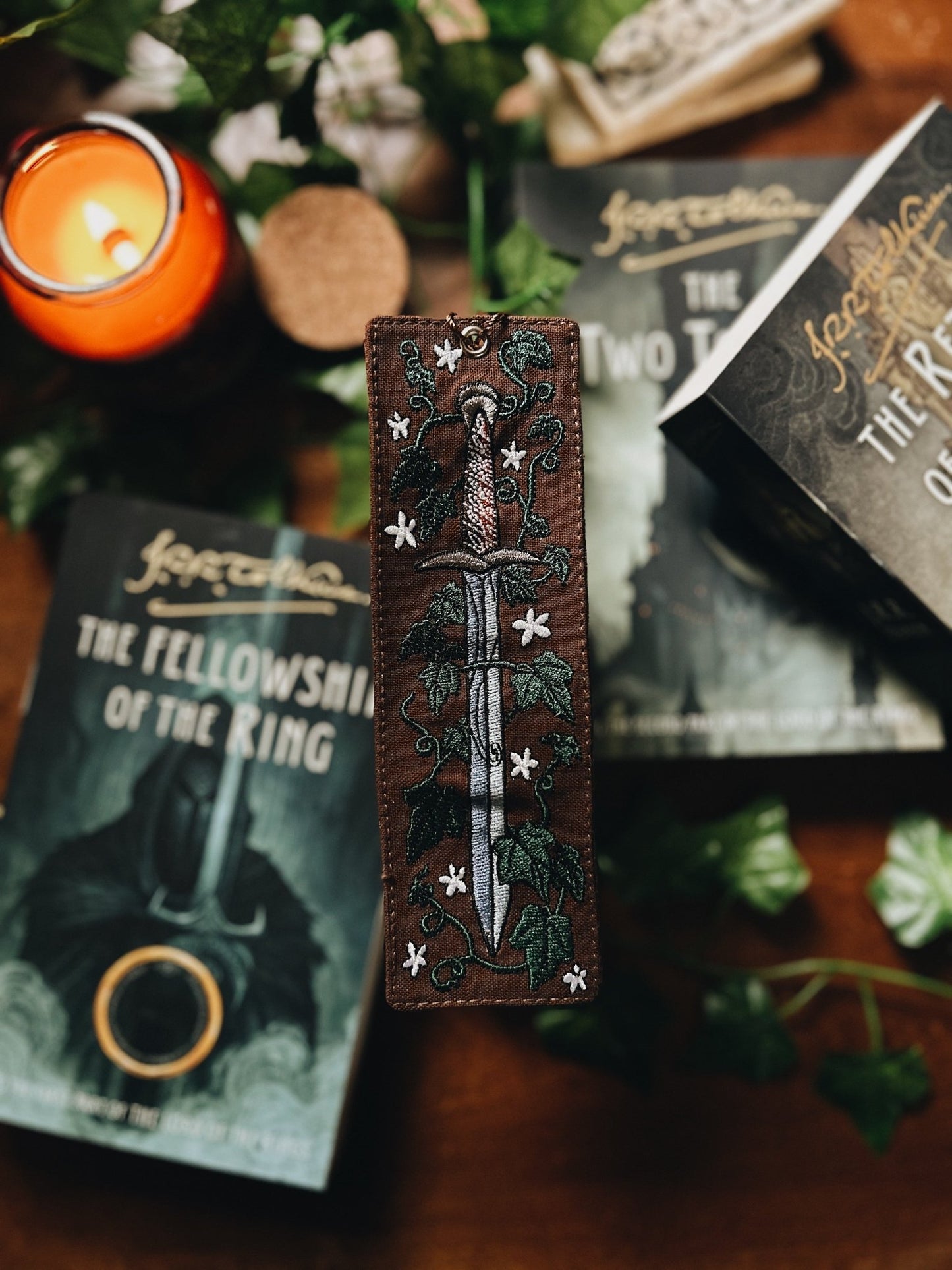 Sting Embroidered Bookmark - Starry Skies Austin
