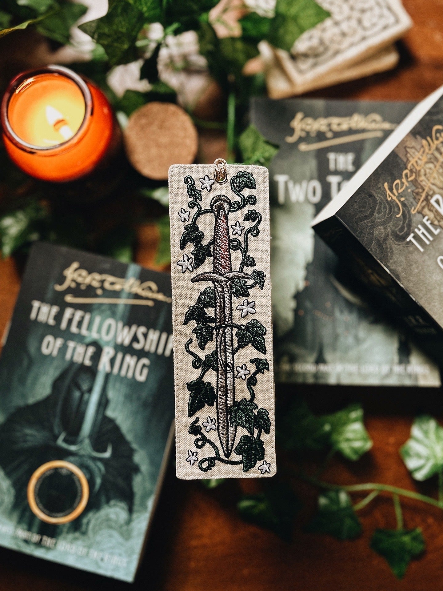 Sting Embroidered Bookmark - Starry Skies Austin