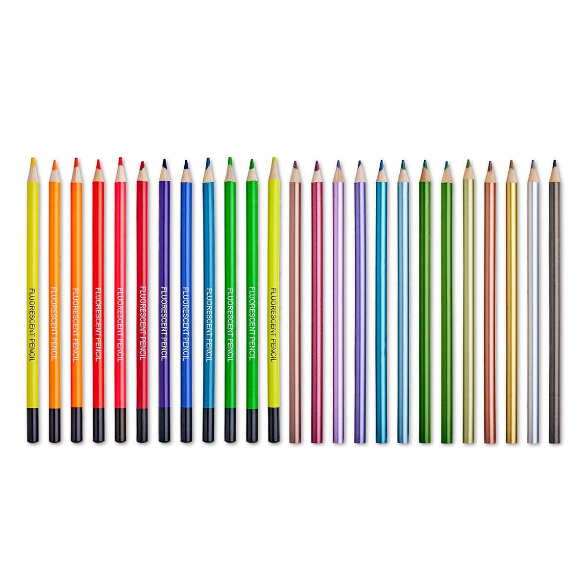 Studio Colored Pencils Set - Metallic & Neon Colors - 24 pc - Starry Skies Austin
