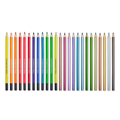 Studio Colored Pencils Set - Metallic & Neon Colors - 24 pc - Starry Skies Austin