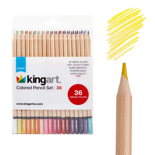 Studio Colored Pencils Set - Soft Core - 36 Colors - Starry Skies Austin