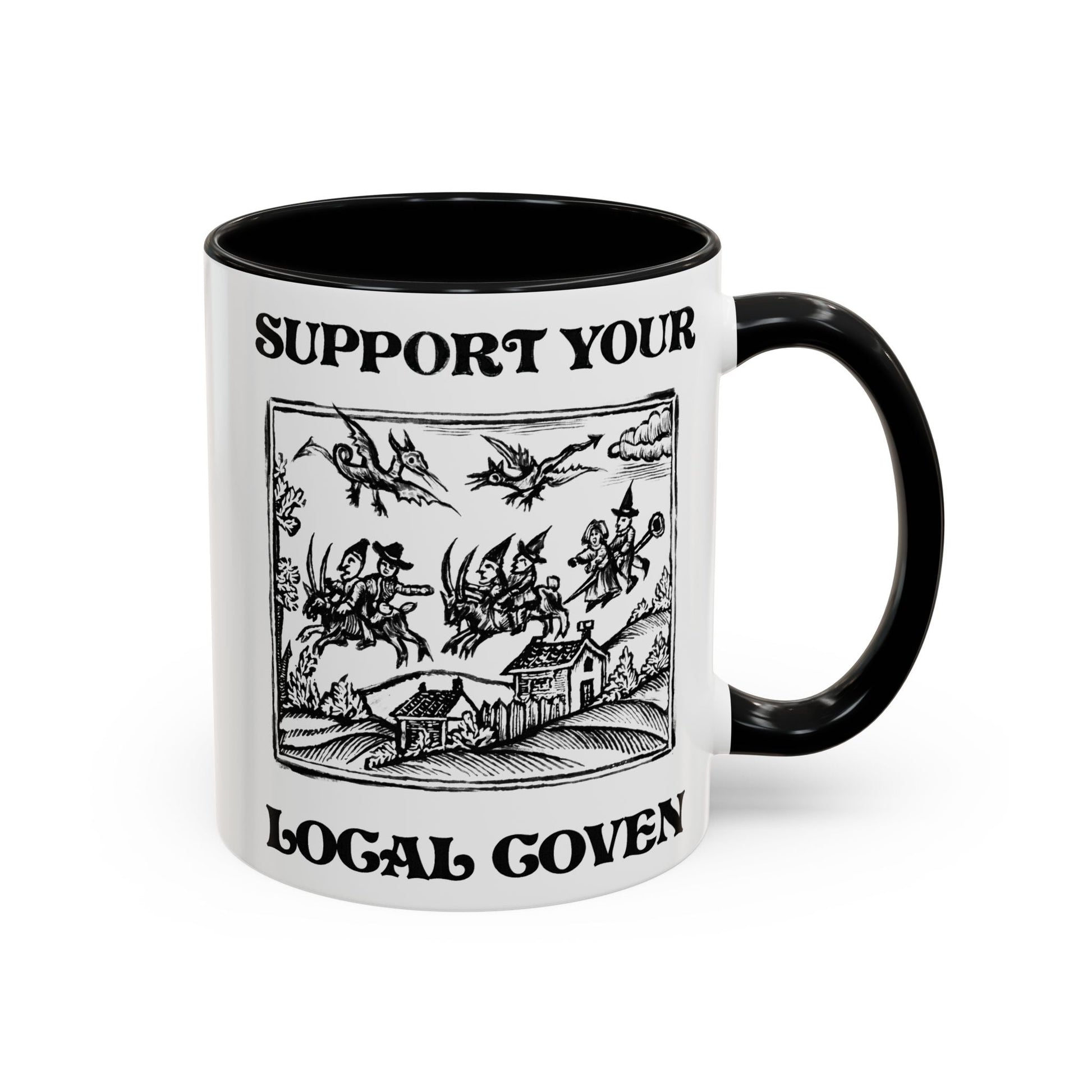 Support Your Local Coven Witchy Mug - Starry Skies Austin