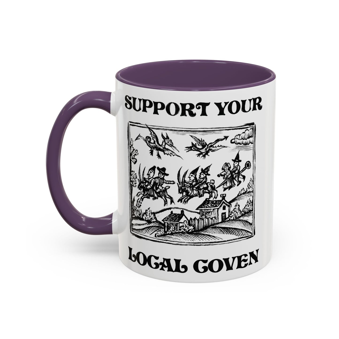 Support Your Local Coven Witchy Mug - Starry Skies Austin