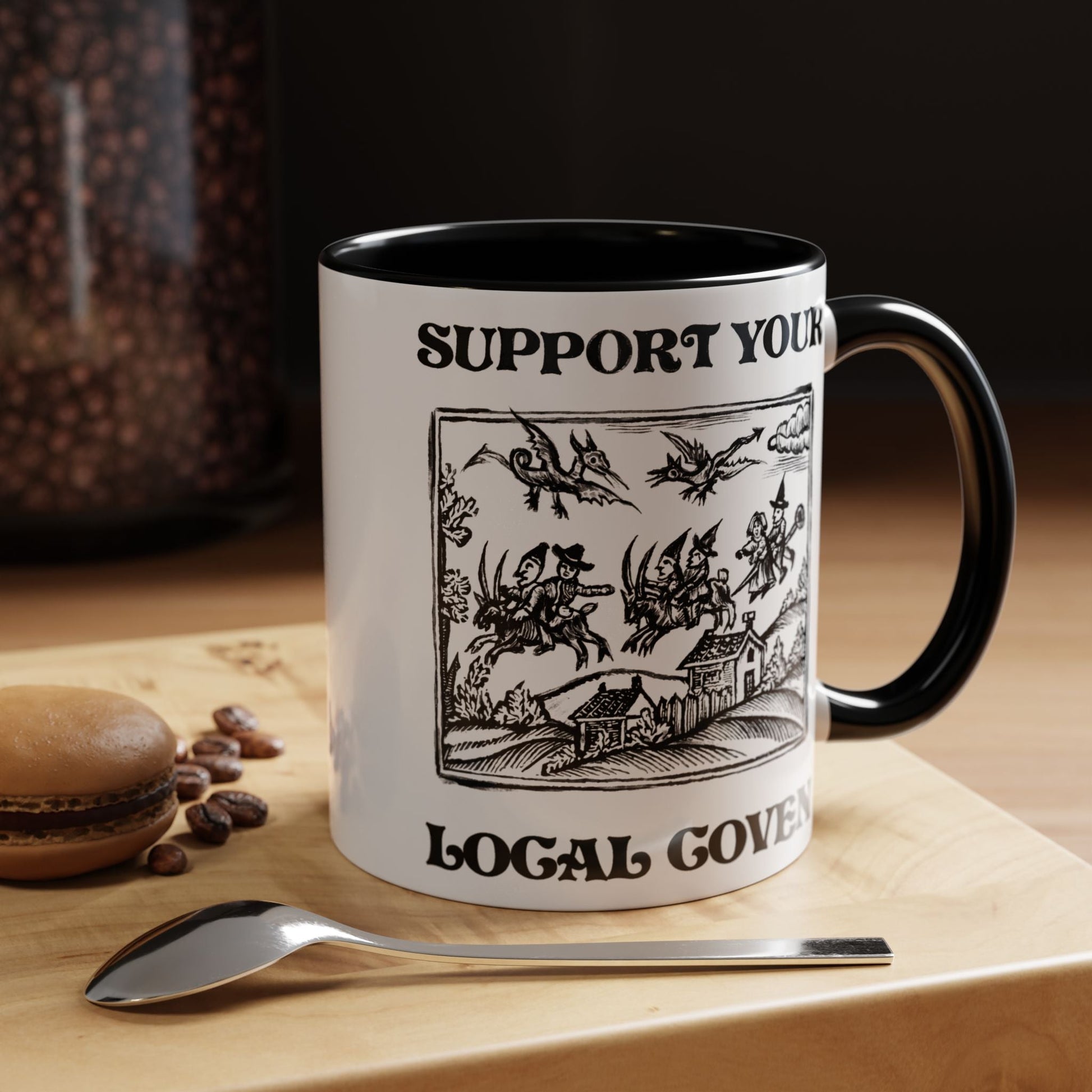 Support Your Local Coven Witchy Mug - Starry Skies Austin
